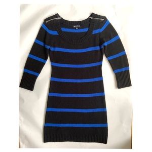 Sequin Hearts Sweater Knit Mini Dress